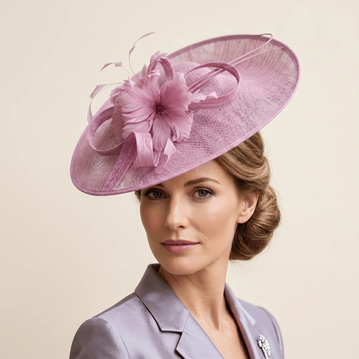 Chapeau Bibi Années 50, porté