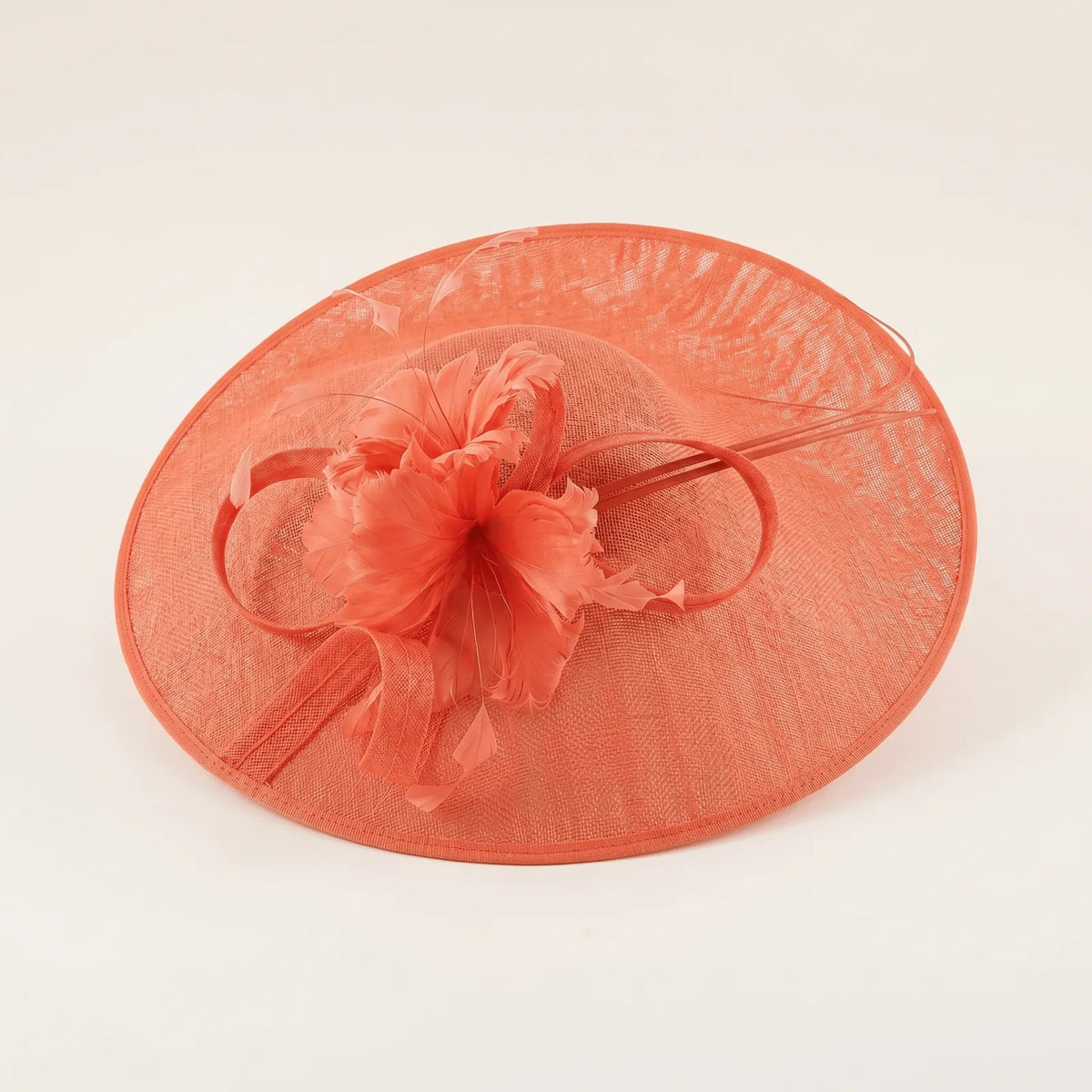 Chapeau Bibi Années 50 — coloris orange