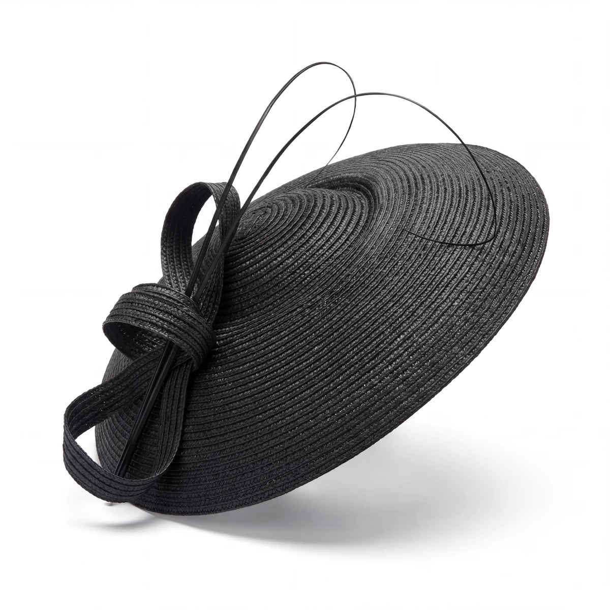 Chapeau Bibi Femme Cérémonie — coloris noir