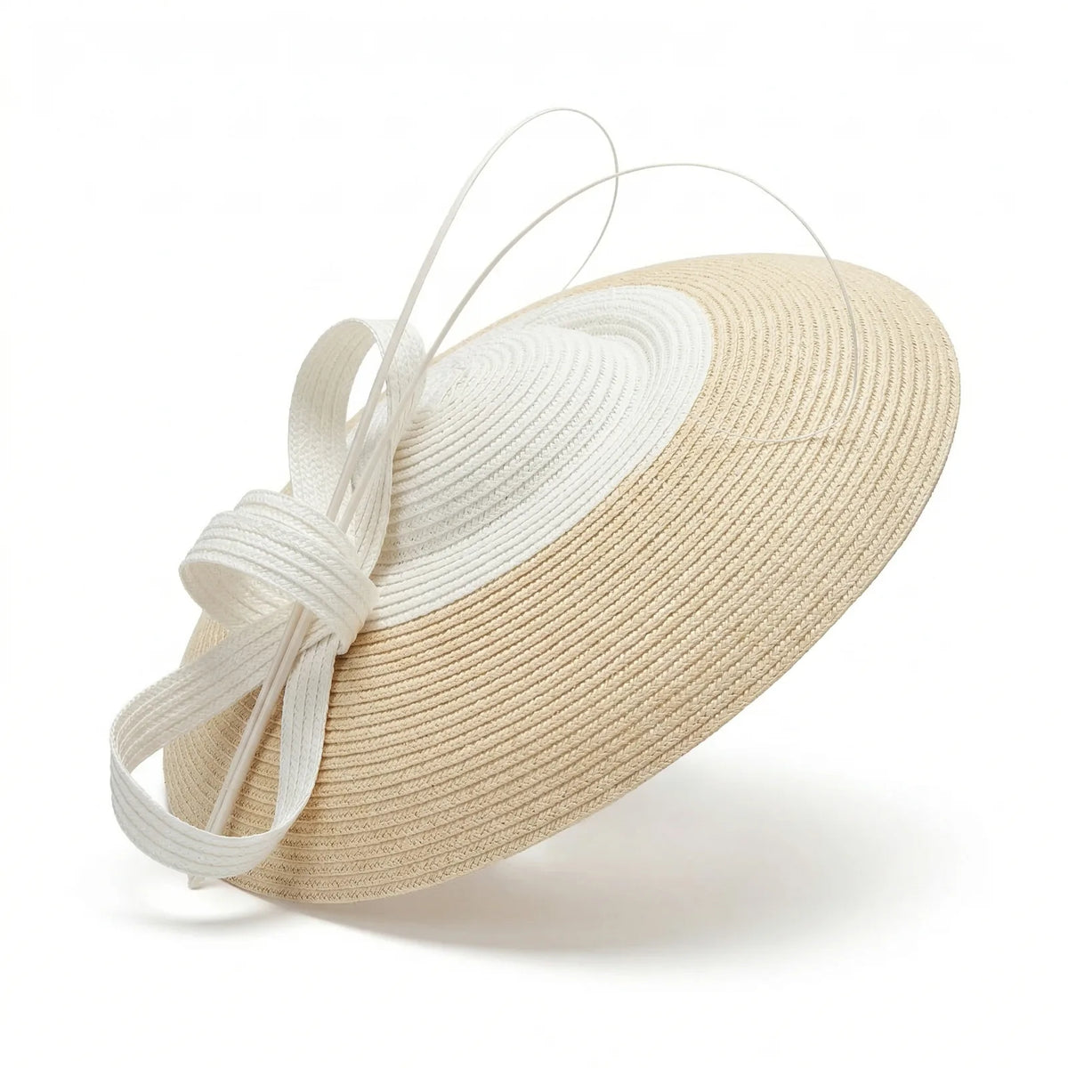 Chapeau Bibi Femme Cérémonie — coloris blanc