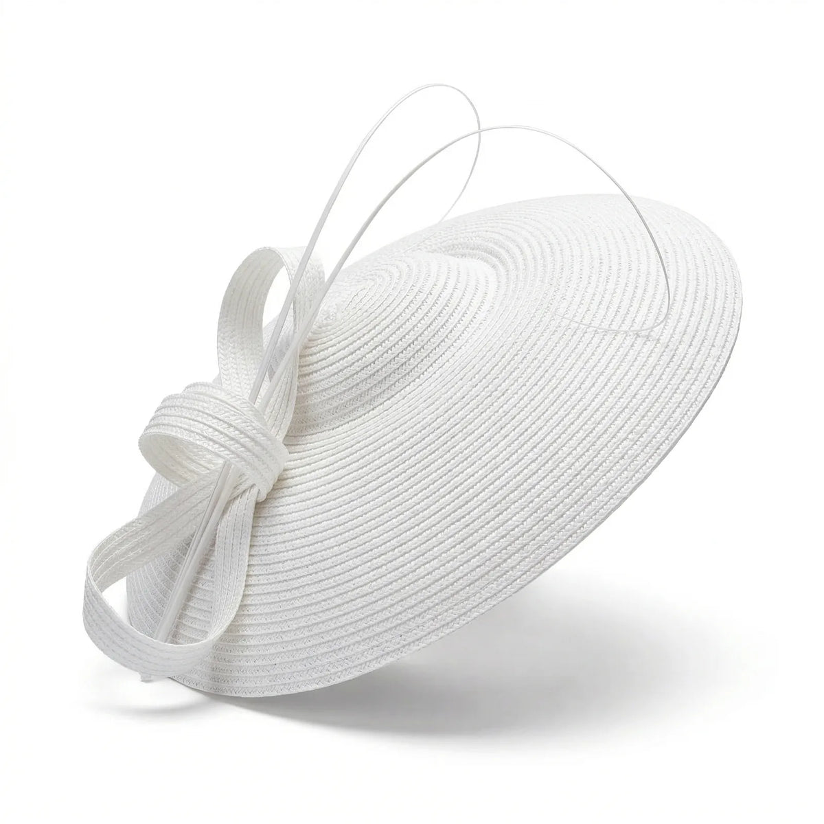 Chapeau Bibi Femme Cérémonie — coloris blanc