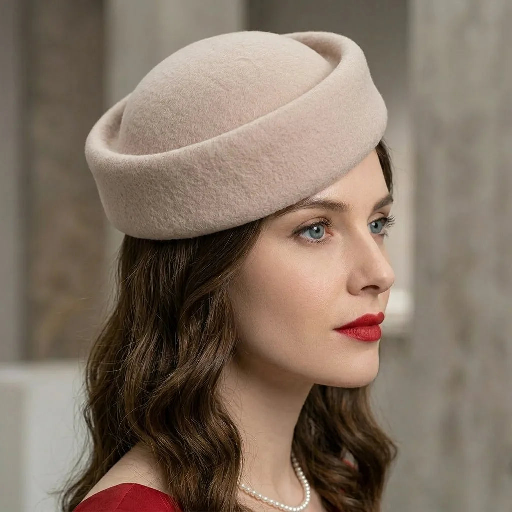 Chapeau Bibi Laine, vue de trois-quarts