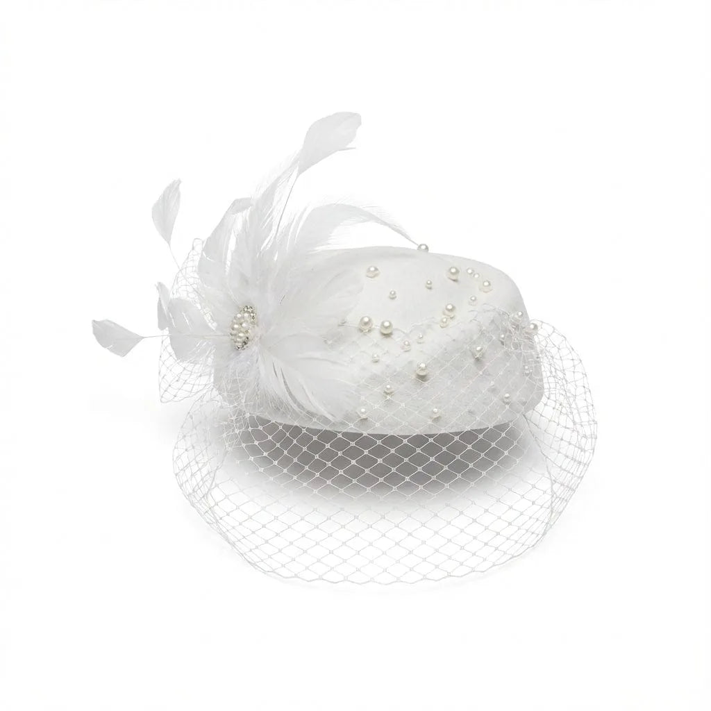 Chapeau Bibi Mariage — coloris blanc