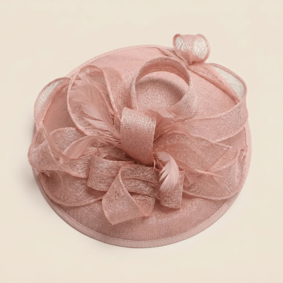 Chapeau Bibi Sinamay — coloris rose