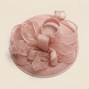 Chapeau Bibi Sinamay — coloris rose