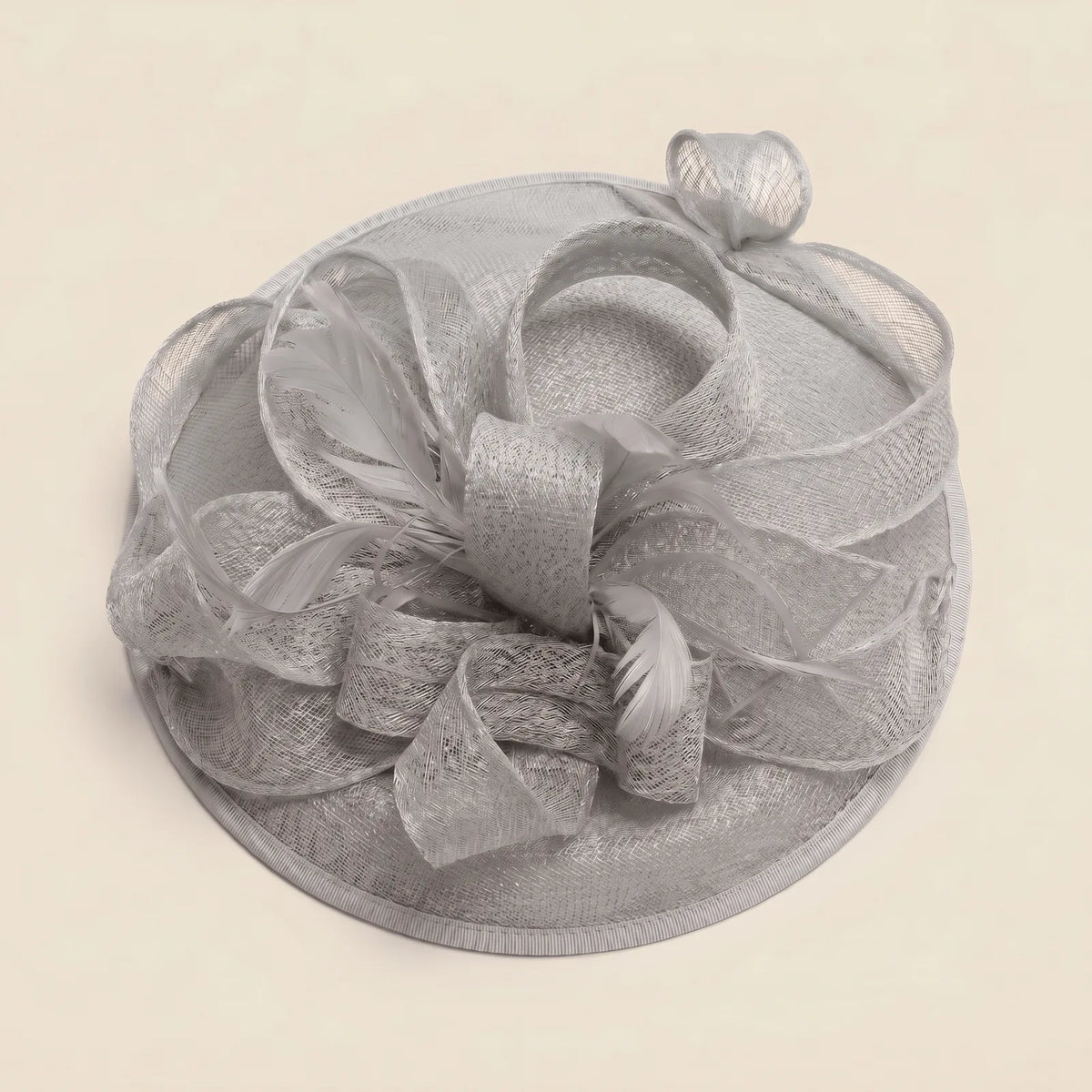 Chapeau Bibi Sinamay — coloris gris