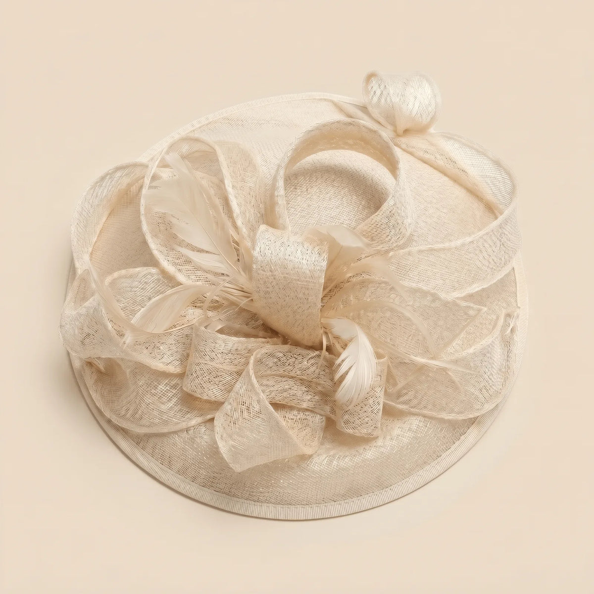 Chapeau Bibi Sinamay — coloris beige