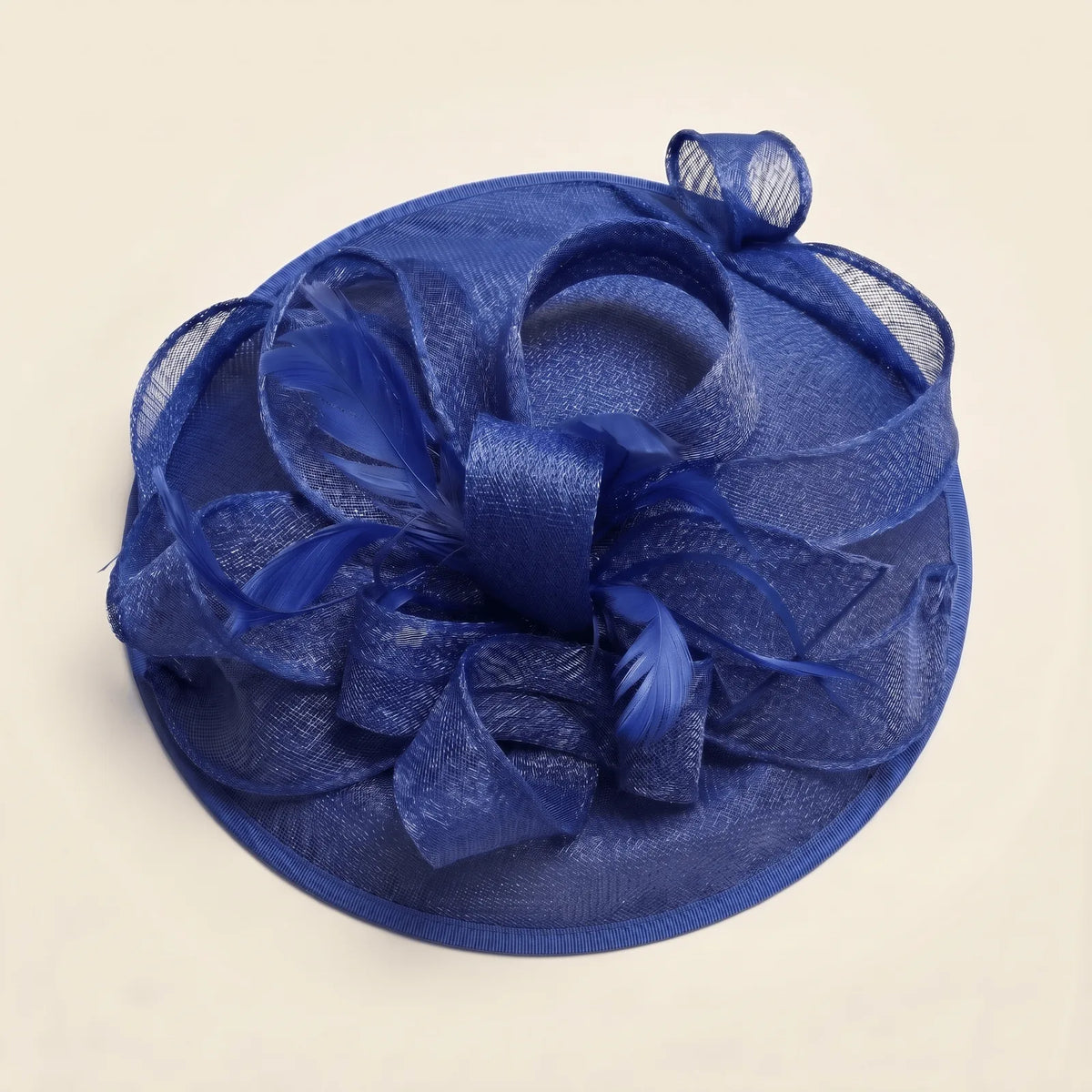 Chapeau Bibi Sinamay — coloris bleu