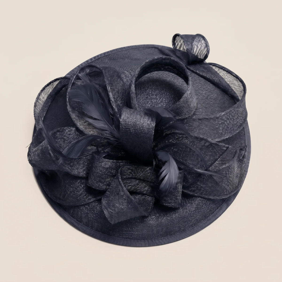 Chapeau Bibi Sinamay — coloris noir