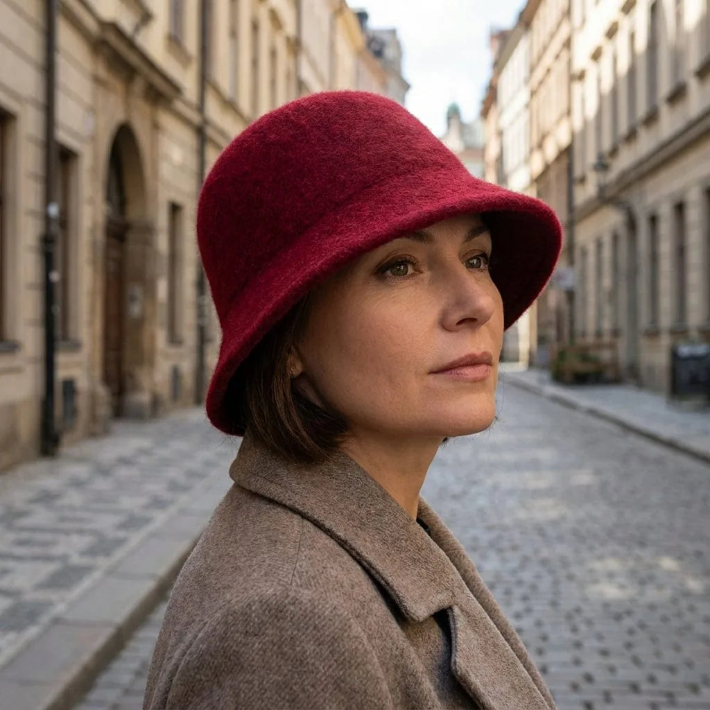 Chapeau Bob Classique, porté