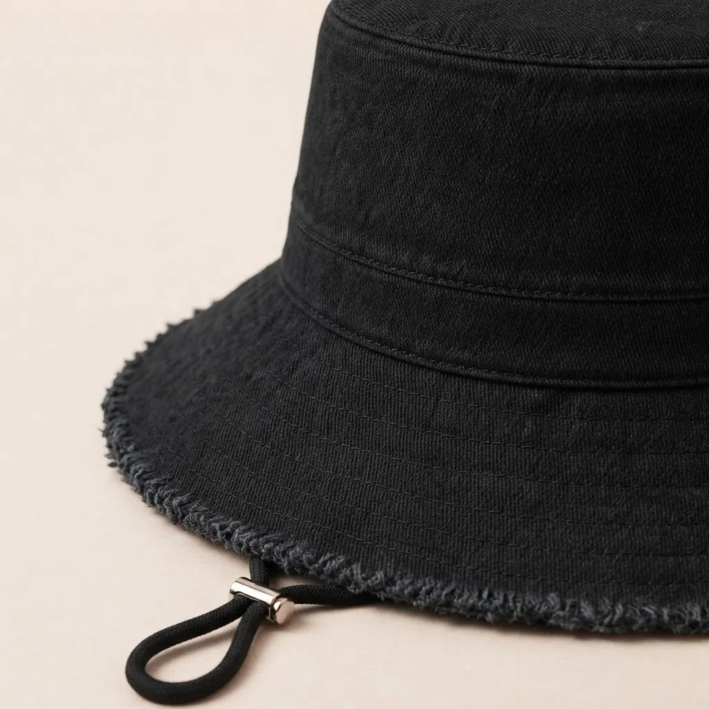 Chapeau Bob Cordon de Serrage, vue de détail