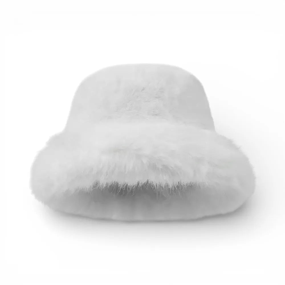 Chapeau Bob Duveté — coloris blanc