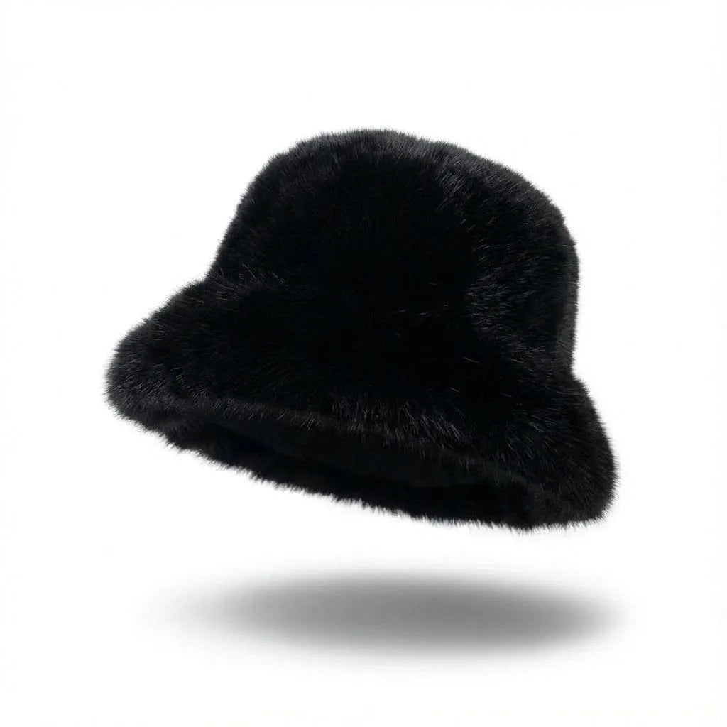 Chapeau Bob Duveté — coloris noir