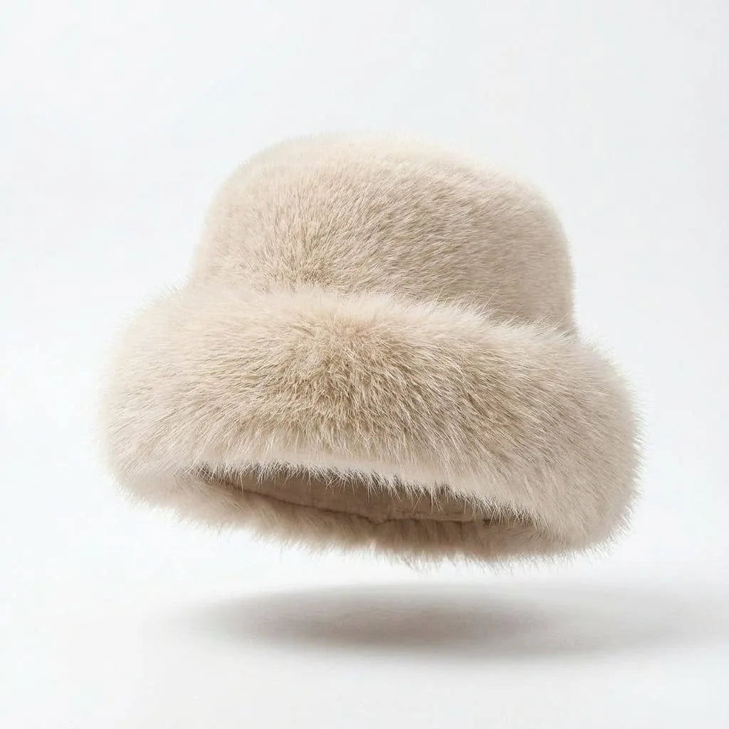 Chapeau Bob Duveté — coloris beige