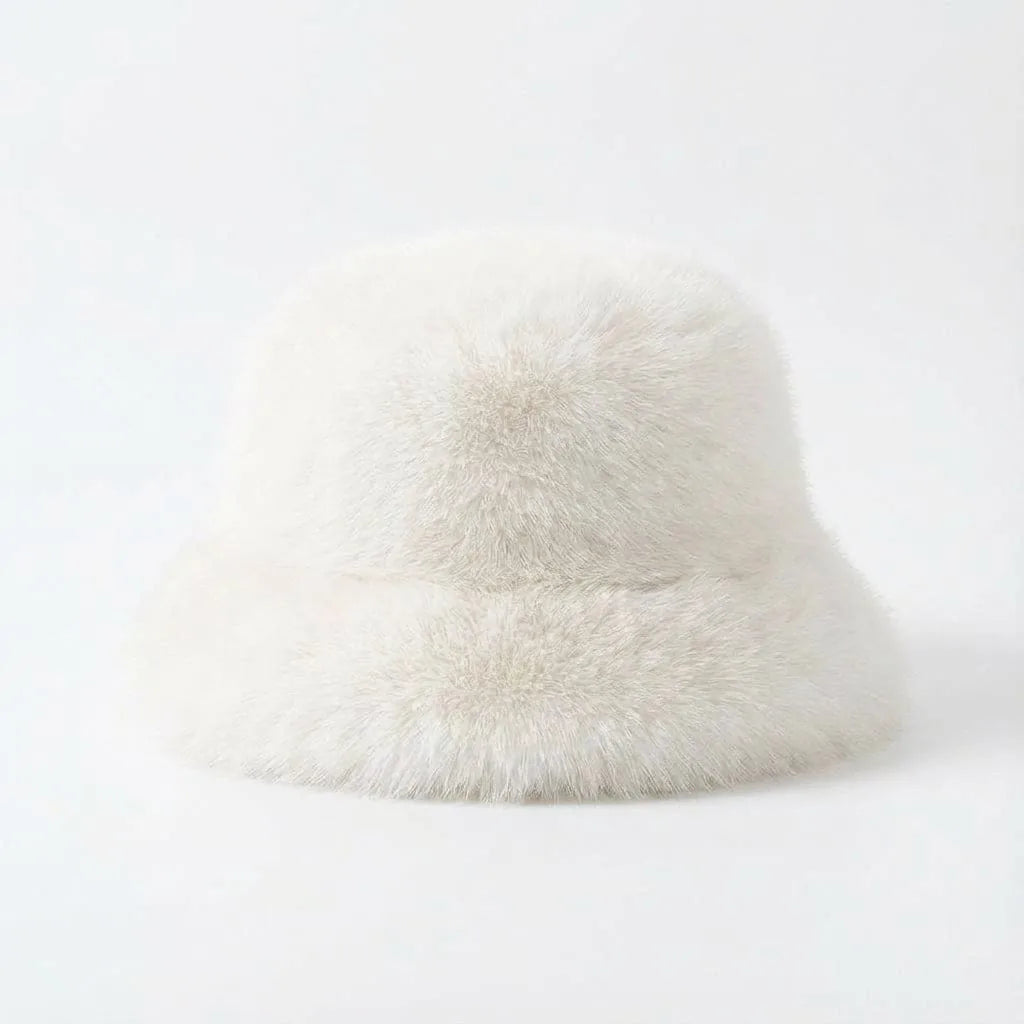 Chapeau Bob Duveté — coloris blanc