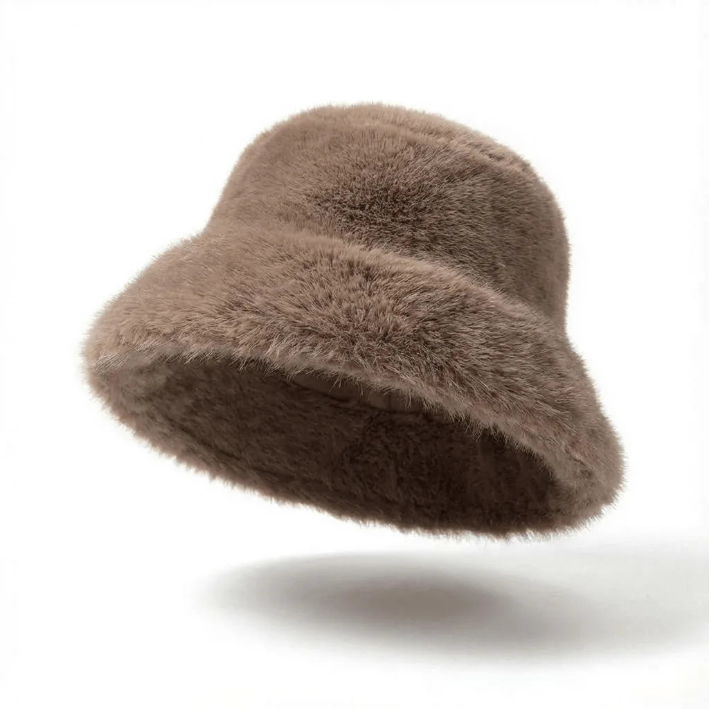 Chapeau Bob Duveté, vue de détail