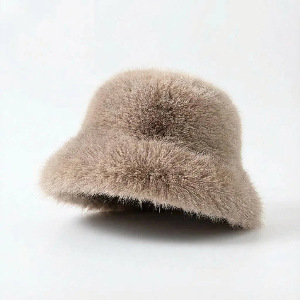 Chapeau Bob Duveté — coloris beige