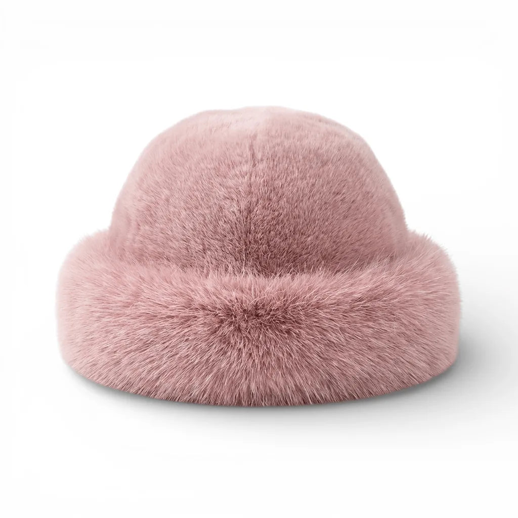 Chapeau Bob Hiver — coloris rose