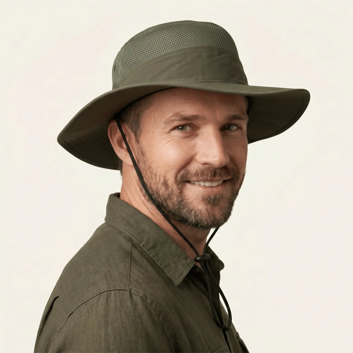 Chapeau Bob Pêche, vue de trois-quarts