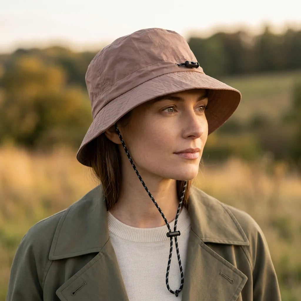 Chapeau Bob Pliable, vue de trois-quarts
