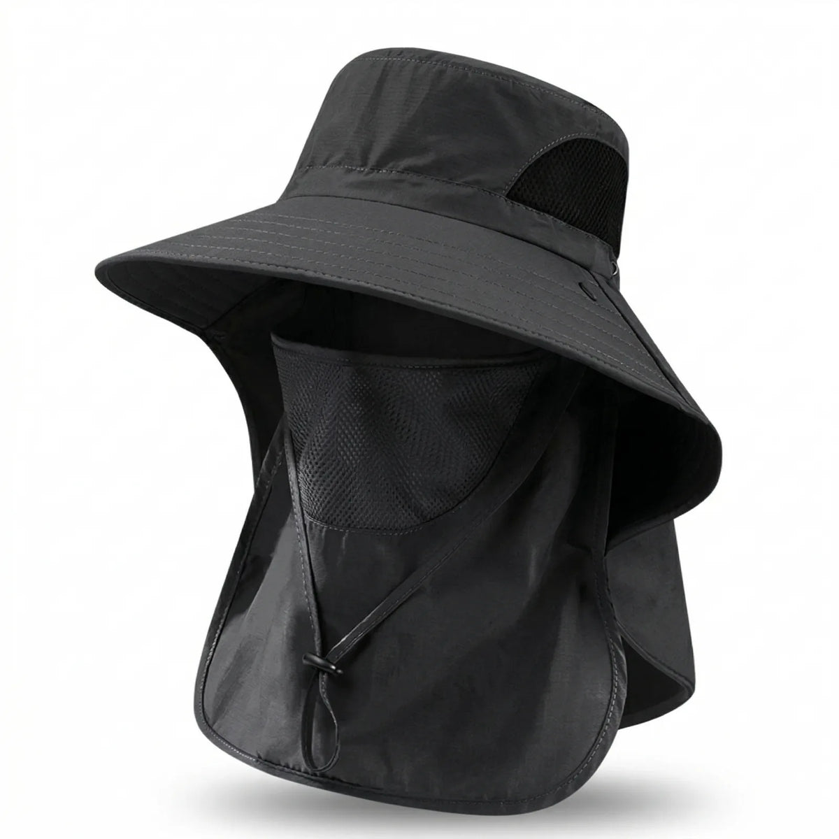 Chapeau Bob Protection Nuque — coloris noir