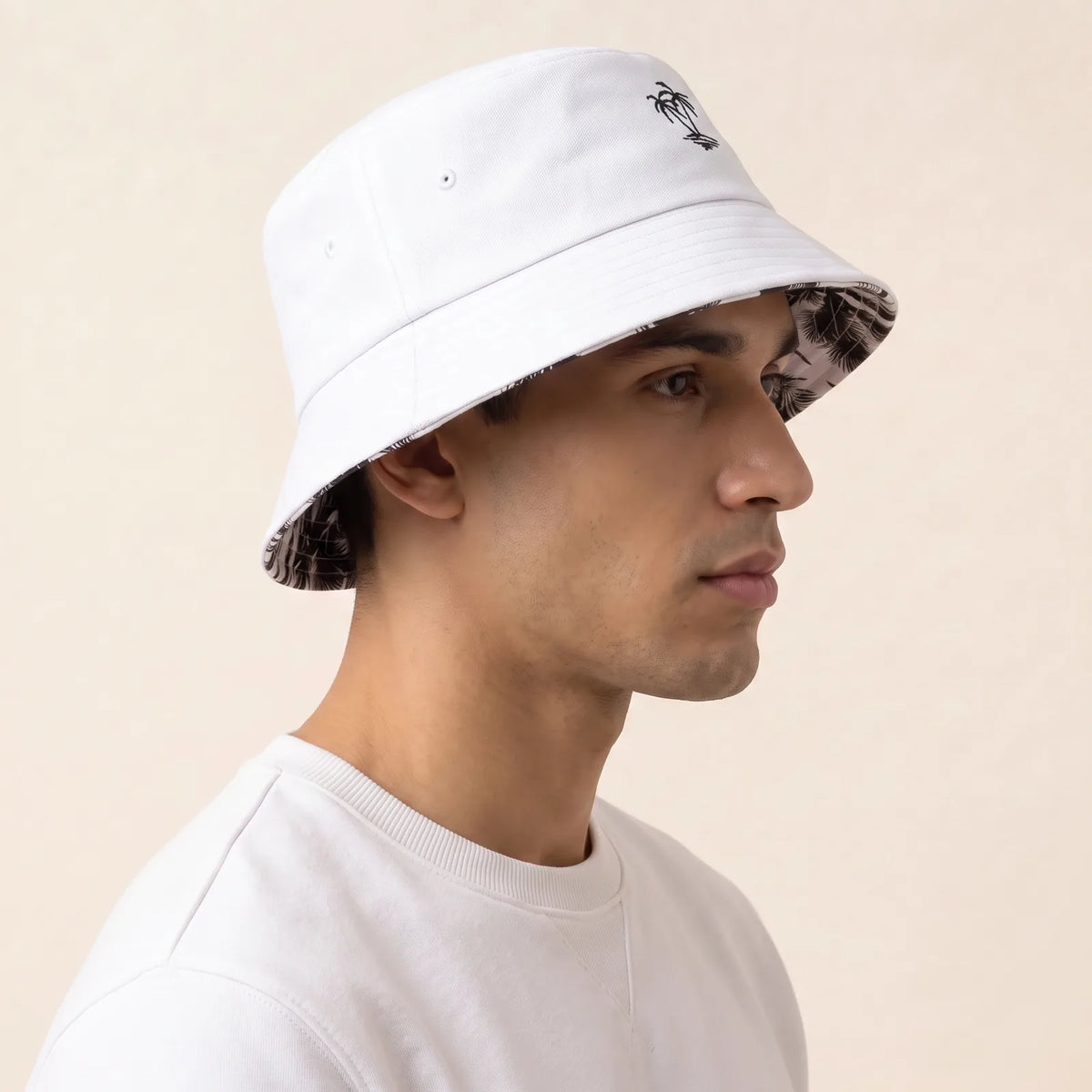 Chapeau Bob Réversible, vue de trois-quarts