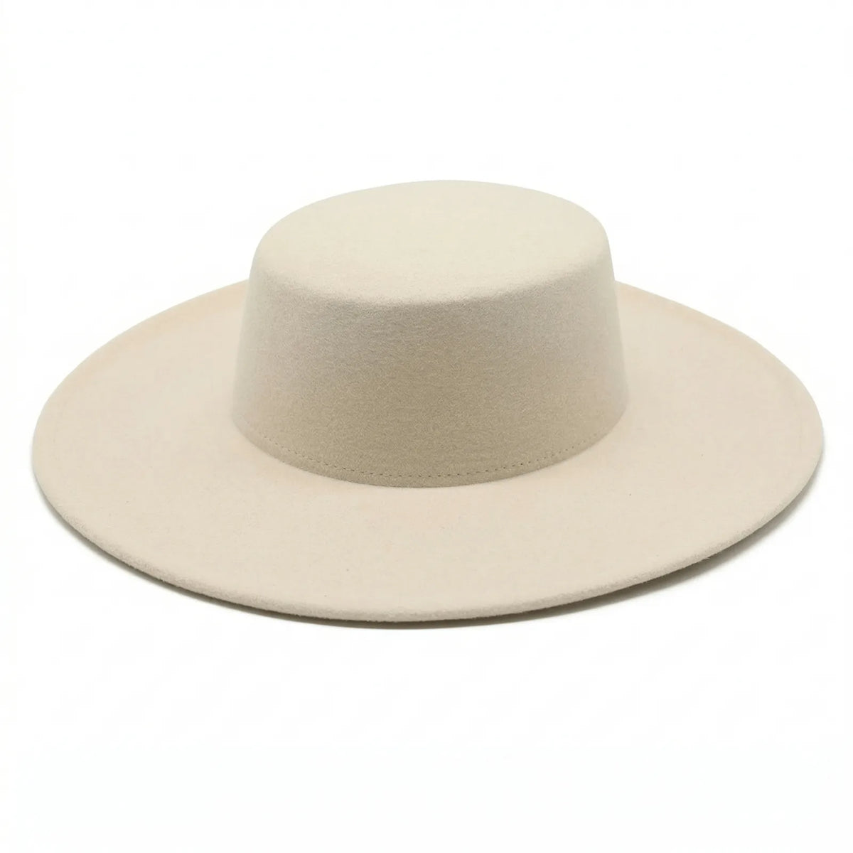 Chapeau Canotier Femme — coloris beige