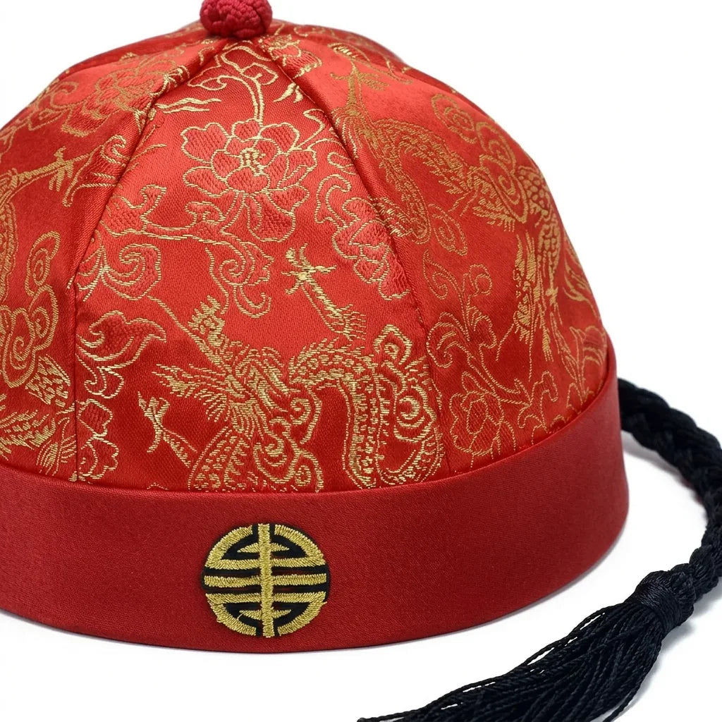 Chapeau Chinois Ancien, vue de détail