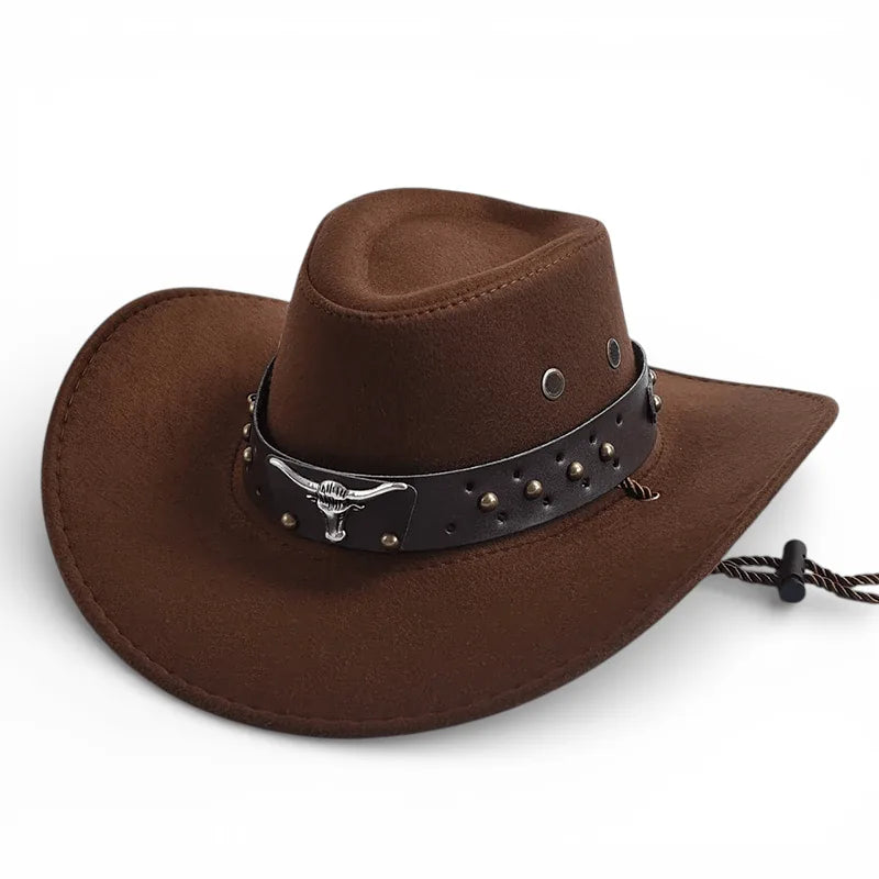 Chapeau Cowboy Americain — coloris marron