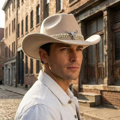 Chapeau Cowboy Bord Roule