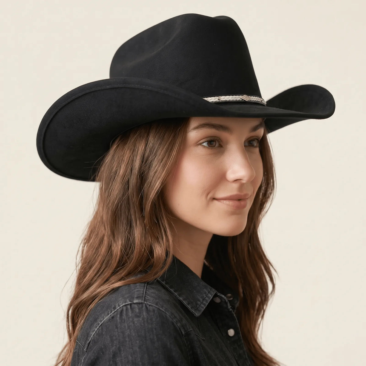 Chapeau Cowboy Classique, de dos