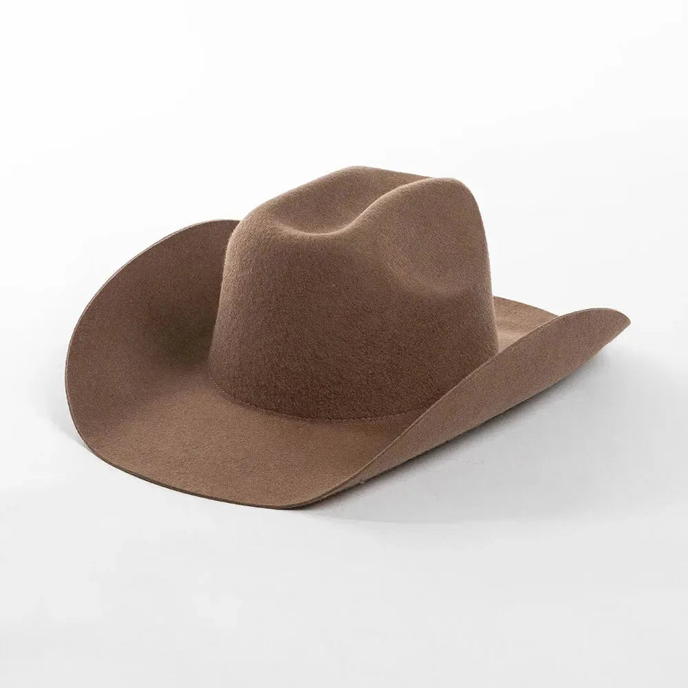 Chapeau Cowboy Élégant — coloris marron