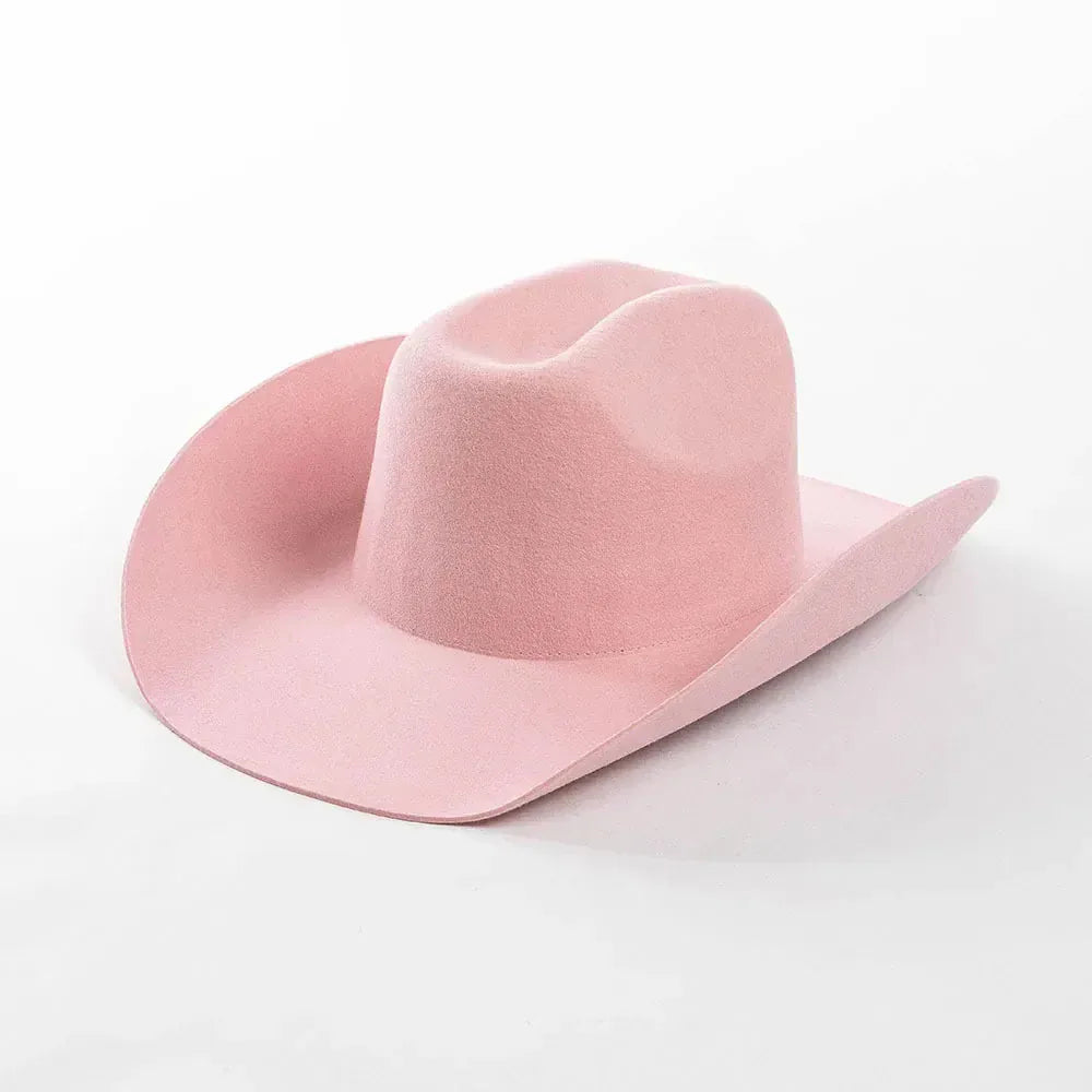 Chapeau Cowboy Élégant — coloris rose