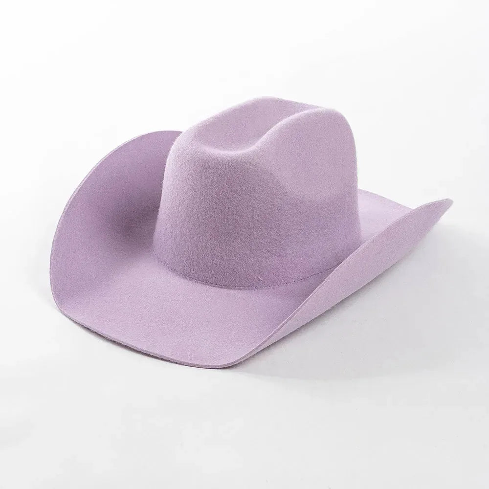 Chapeau Cowboy Élégant — coloris violet