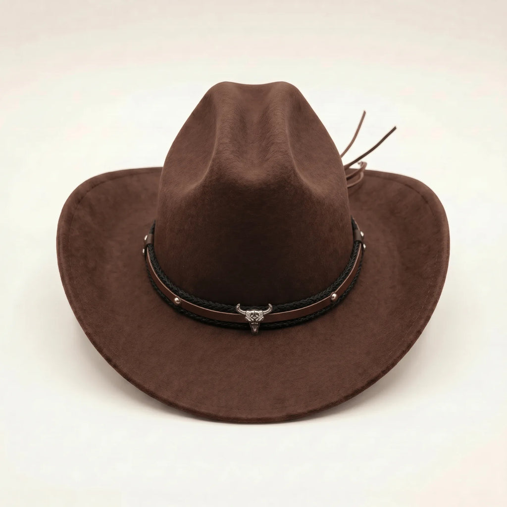 Chapeau Cowboy Gentleman — coloris marron