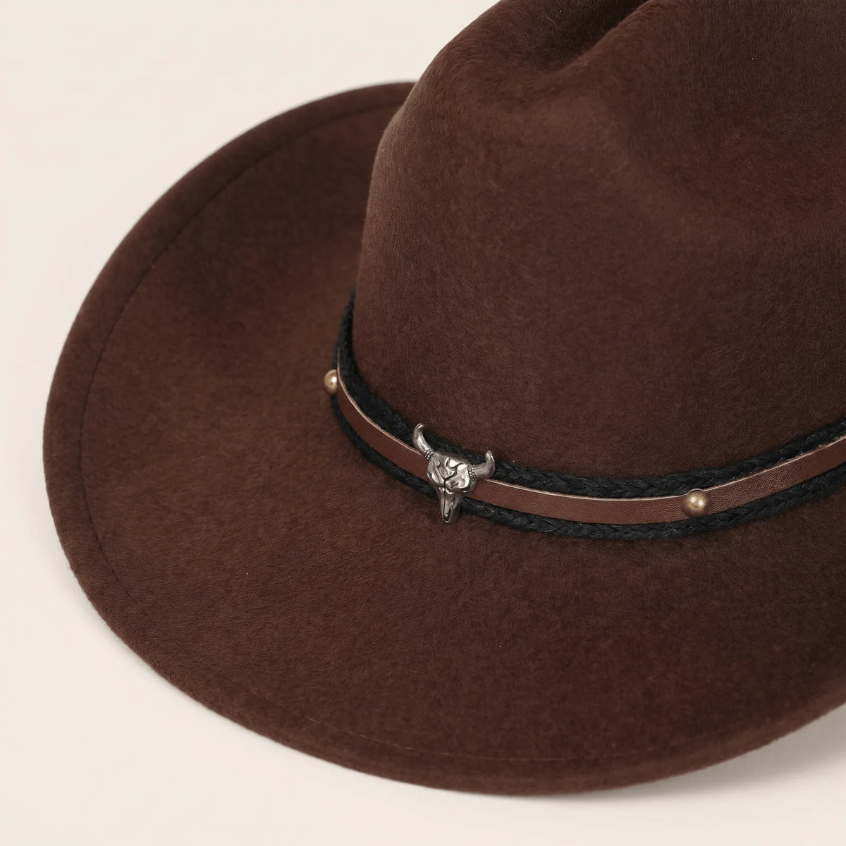 Chapeau Cowboy Gentleman, vue de détail