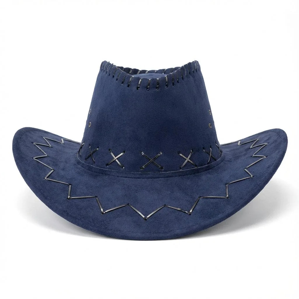 Chapeau Cowboy Mariage — coloris bleu