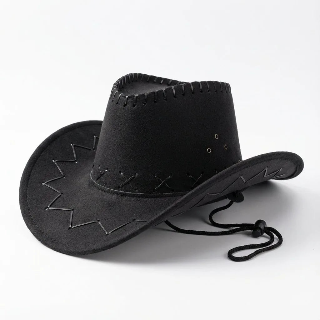 Chapeau Cowboy Mariage — coloris noir