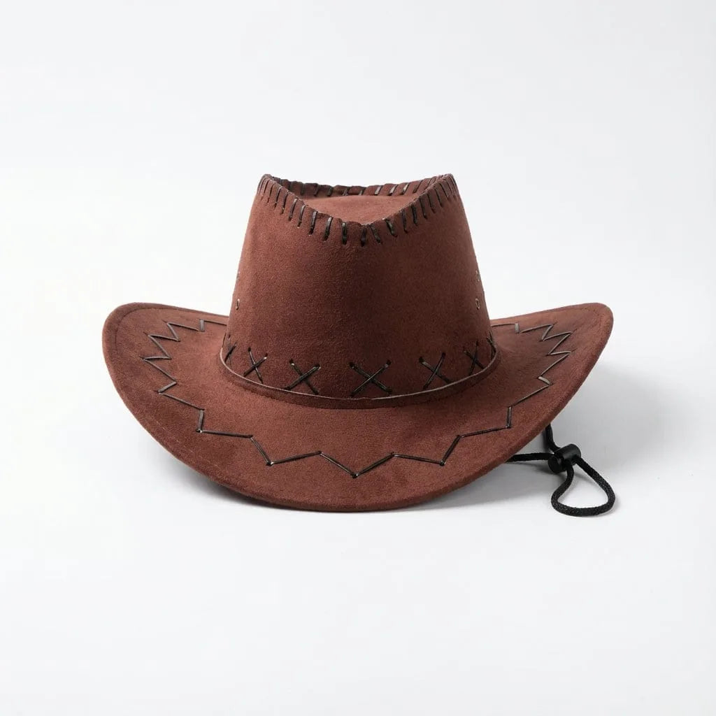 Chapeau Cowboy Mariage — coloris brun