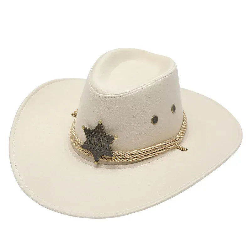 Chapeau Cowboy Shérif — coloris beige