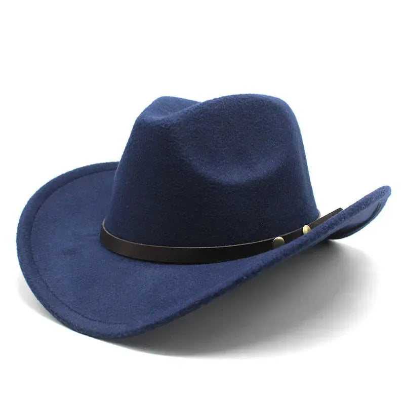 Chapeau Cowboy Simple — coloris bleu