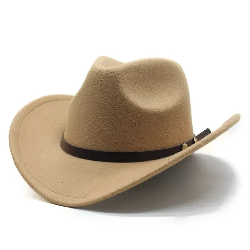 Chapeau Cowboy Simple — coloris brun