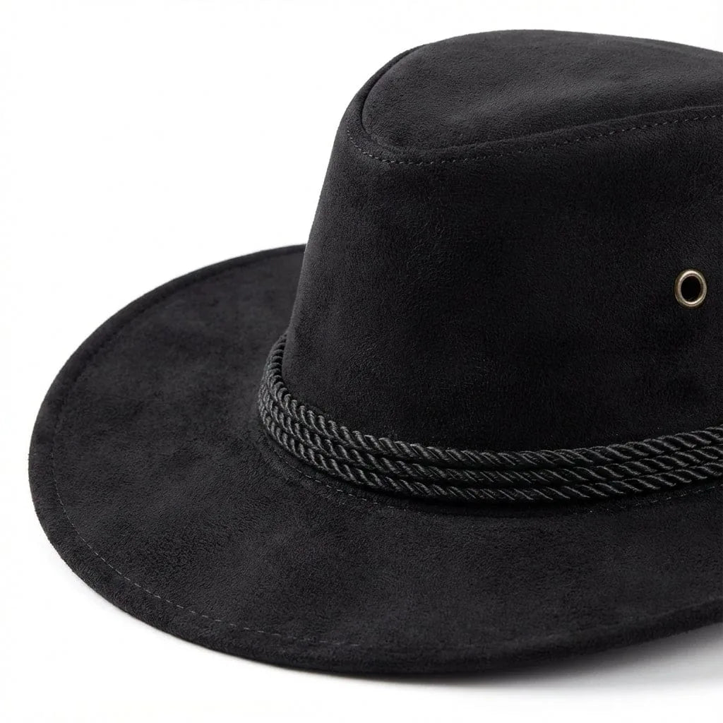 Chapeau Cowboy Vintage, vue de trois-quarts