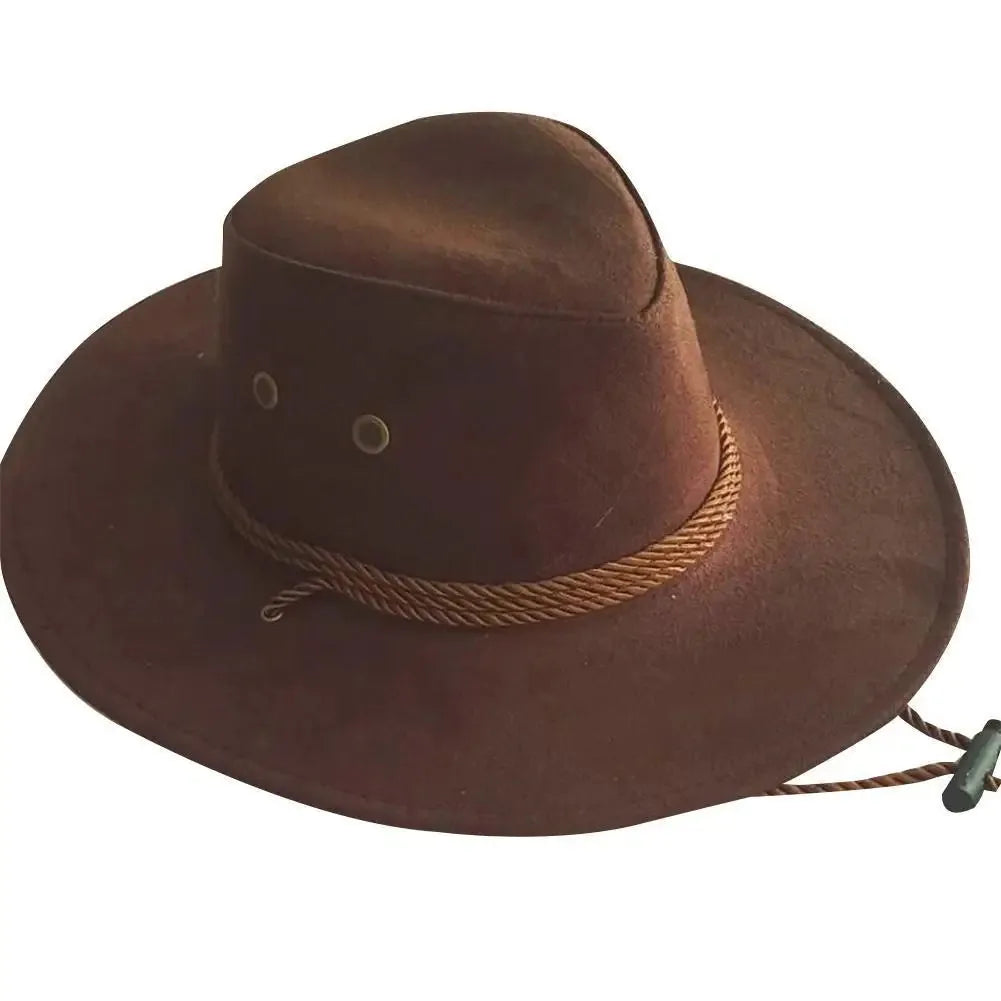 Chapeau Cowboy Vintage — coloris marron
