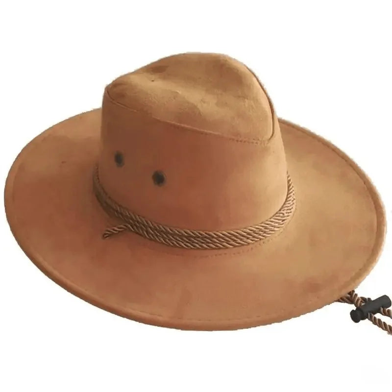 Chapeau Cowboy Vintage — coloris brun