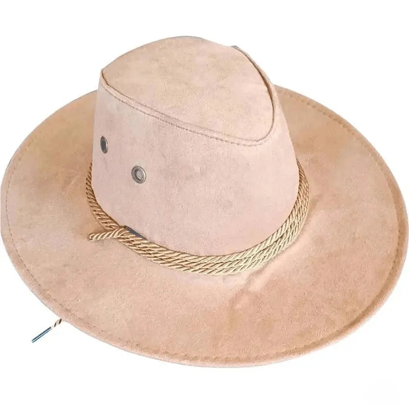 Chapeau Cowboy Vintage — coloris brun