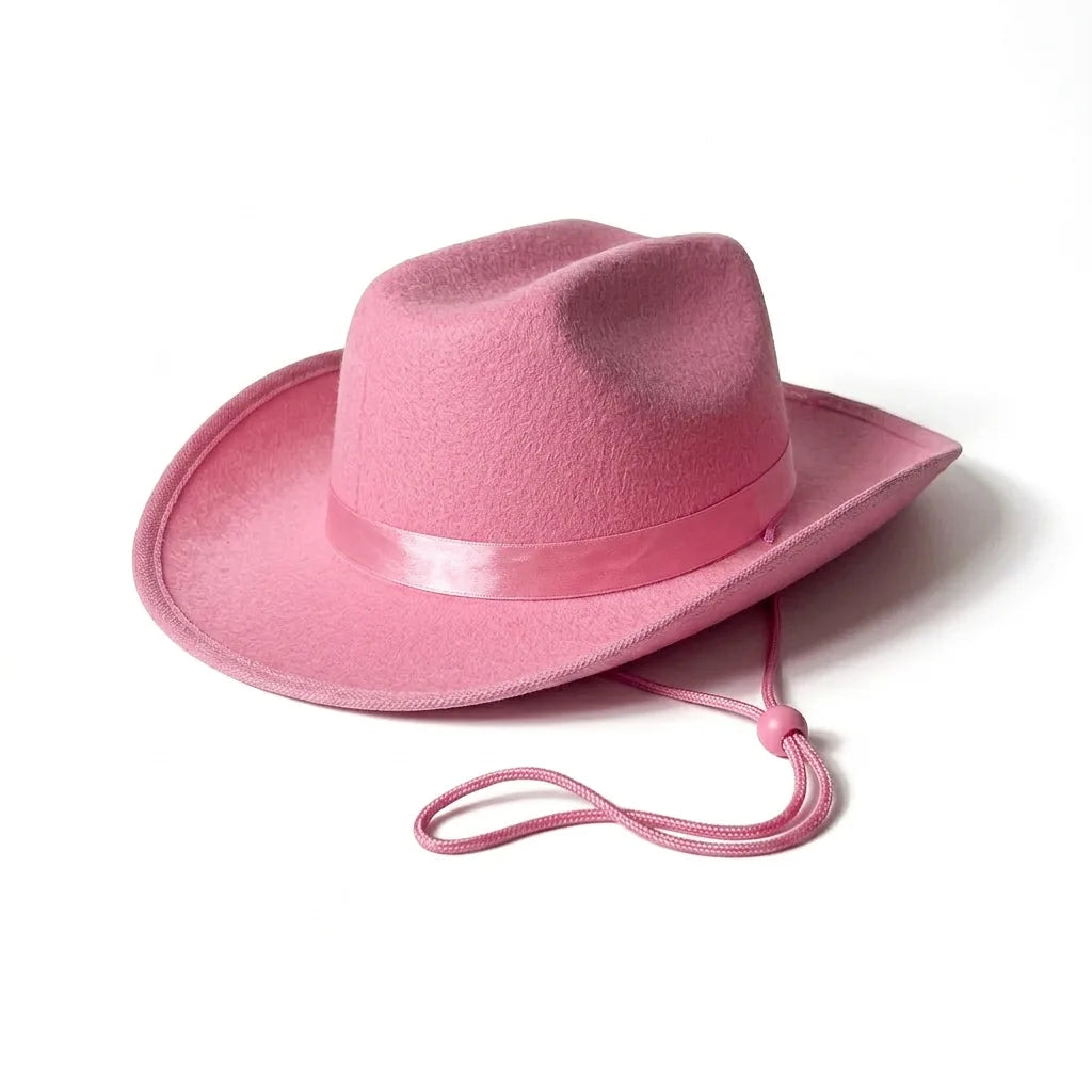 Chapeau de Cowboy Couleur — coloris rose