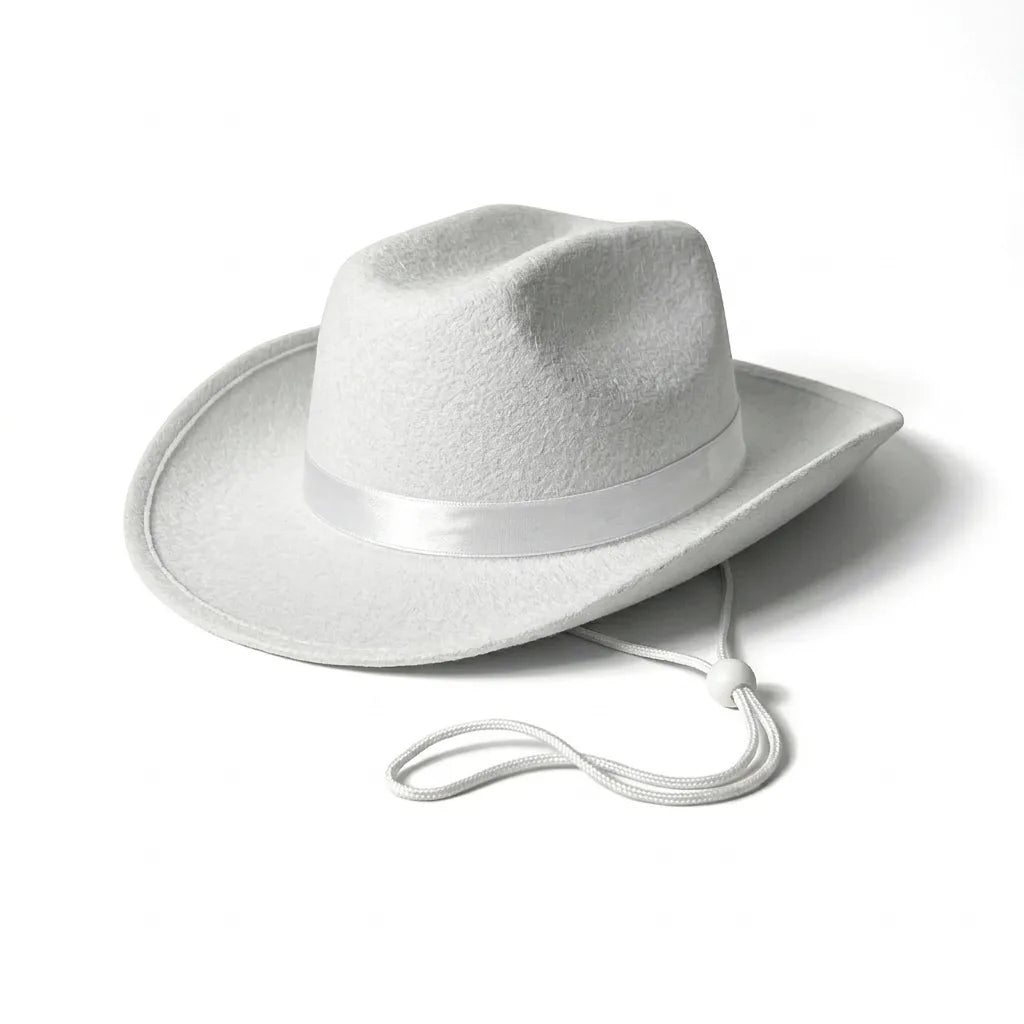 Chapeau de Cowboy Couleur — coloris blanc