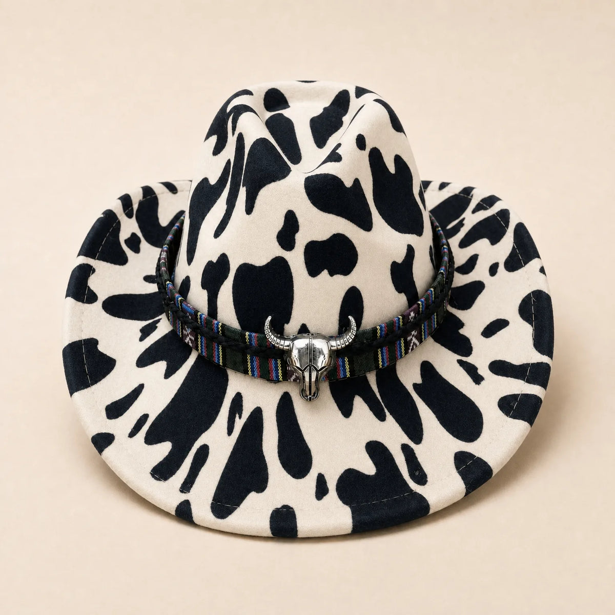 Chapeau de Cowboy en Feutre — coloris blanc