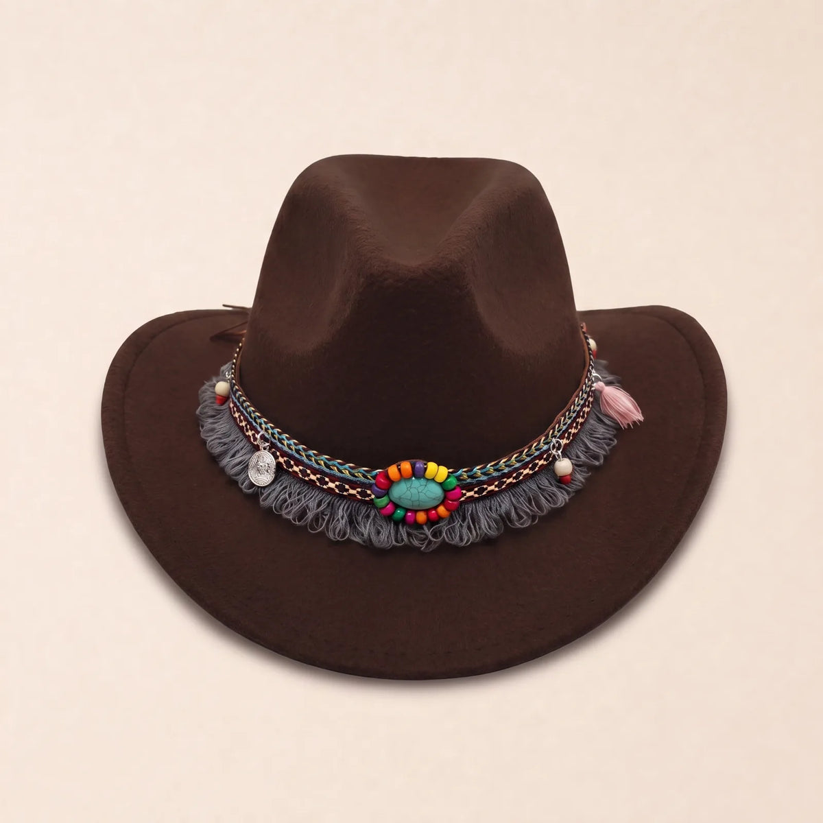 Chapeau de Cowboy Festival — coloris brun